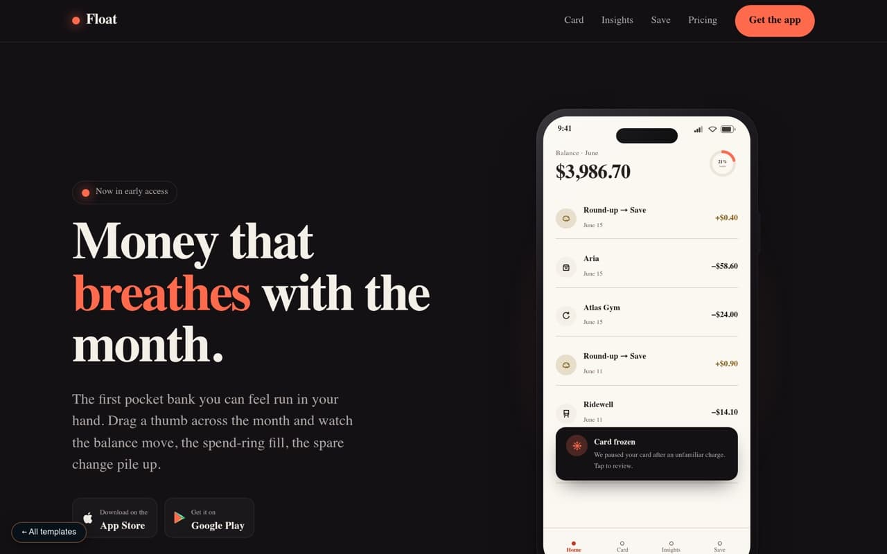 Float — template